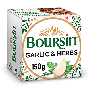 SOFT BOURSIN GARLIC & HERBS 125GR For Sale