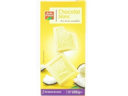 BF WHITE CHOCOLAT WITH COCONUT 200 GR For Sale