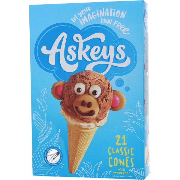 ASKEY S  ICE CREAM CONE 21PC Supply