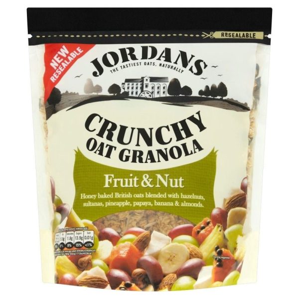 JORDAN S CRUNCHY FRUITS & NUTS 750GR Supply