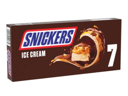 SNICKERS ICE CREAM BAR X7 319G For Cheap