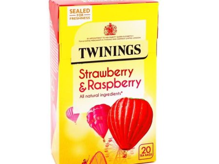 TWININGS INFUSIONS STRAWBERRY&RASPBERRY 40G For Cheap