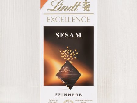 LINDT EXCEL.DARK CHOCO  GRILLED SESAME  100G Supply