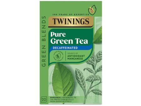 TWININGS DECAFFENINATED  PURE GREEN TEA  35G For Cheap