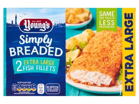 YOUNGS SIMPLY BREADED 2 XL 300GR Discount