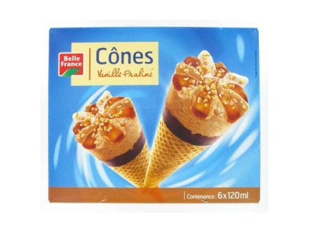 BF 6 ICE CREAM CONE VANILLA  PRALINE Supply