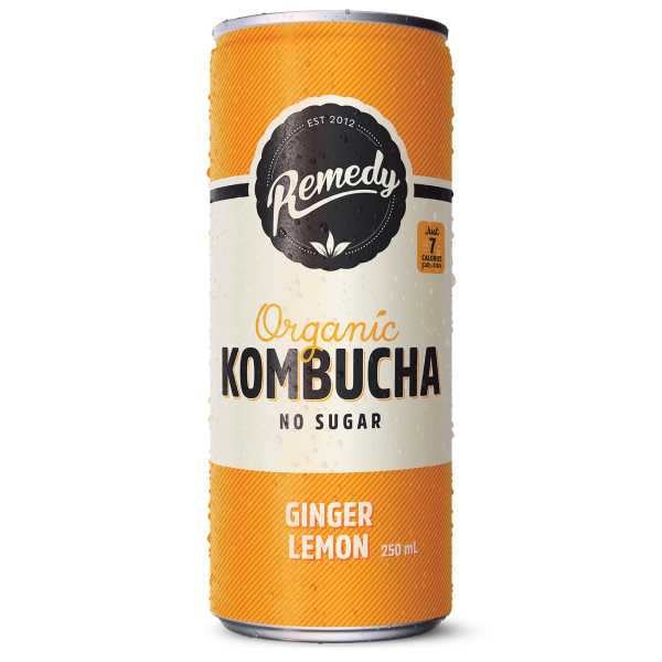 REMEDY KOMBUCHA GINGER LEMON 250ML Online Sale