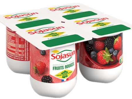 SOJASUN RED FRUITS SOYA YOGURT 4X100G Online