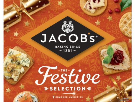 JACOBS FESTIVE SELECTION CRACKERS  450G For Sale