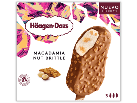 H DAZS MACADAMIA NUT BRITTLE ICE CREAM X4 For Discount