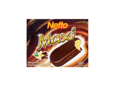 NETTO MAXIBAT CHOCO & ALMOND X4  346G Online now