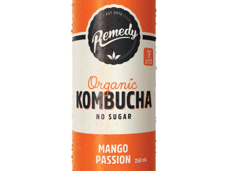 REMEDY KOMBUCHA MANGO PASSION 250ML For Sale