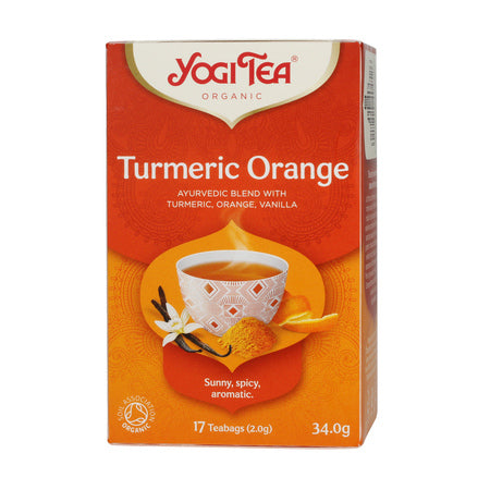 YOGI TURMERIC ORANGE TEA 35G Online