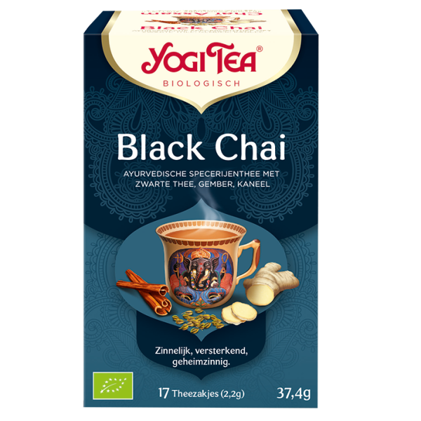 YOGI TEA BLACK CHAI OG 35G Supply