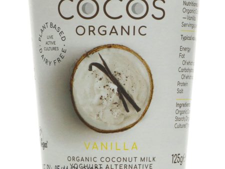 COCOS ORGANIC VANILLA&COCO. YOGHURT 125G Cheap