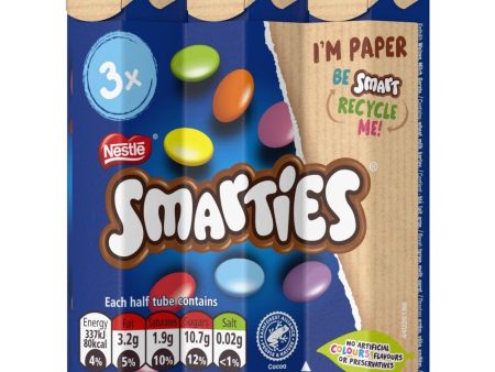 NESTLE SMARTIES  TRIO TUBS 3 X34GR Online Sale