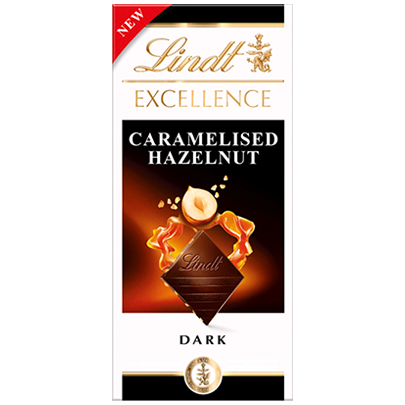 LINDT EXCELLENCE  HAZELNUT &  CARAMEL 100G Cheap