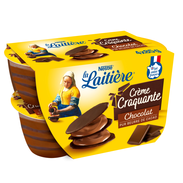 CREME CRAQ CHOCOLATE 4X85G on Sale