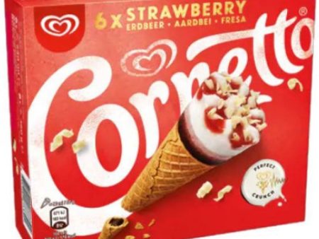 WALLS CORNETTO STRAWBERRY  6X540ML Discount