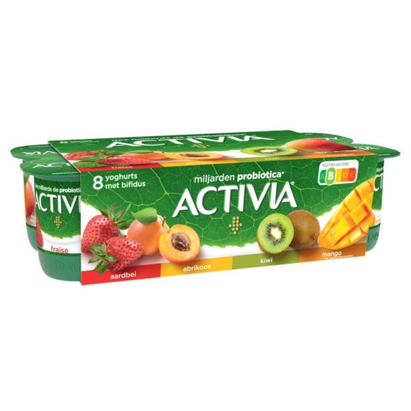 ACTIVIA MIX FRUITS YOGURT 8 X125GR Supply