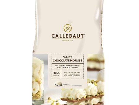 CALLEBAUT WHITE CHOCOLATE MOUSSE POWDER  800GR For Discount