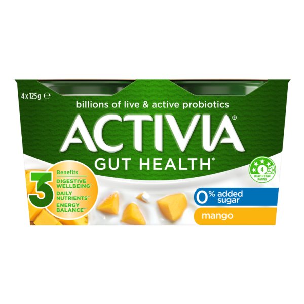 ACTIVIA MANGO YOGURT 4X125GR Online now