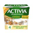 ACTIVIA CEREALS PAVOT YOGURT 4X125GR Online