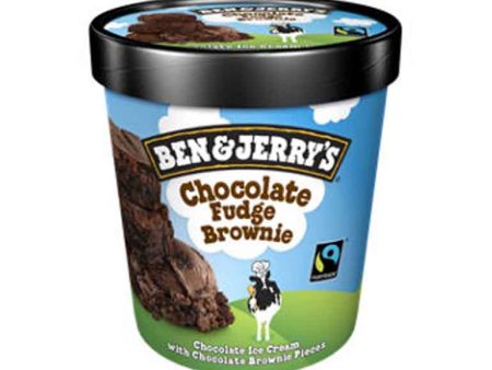 B JERRYS CHOC FUDGE BROWNIE 500ML Online Sale