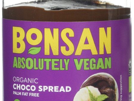 BONSAN PLAIN CHOCO SPREAD  ORGANIC 350G For Sale