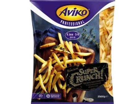 AVIKO SUPER CRUNCH FRIES 9,5MM SKIN ON 2.5KG Online Sale