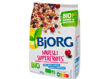 BJORG MUESLI SUPERFRUIT 375G Supply