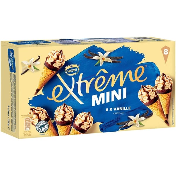 EXTREME CONE MINI VANILLA 312G Supply