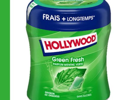 HOLLYWOOD GREEN FRESH CHWEING GUM 87GR Discount