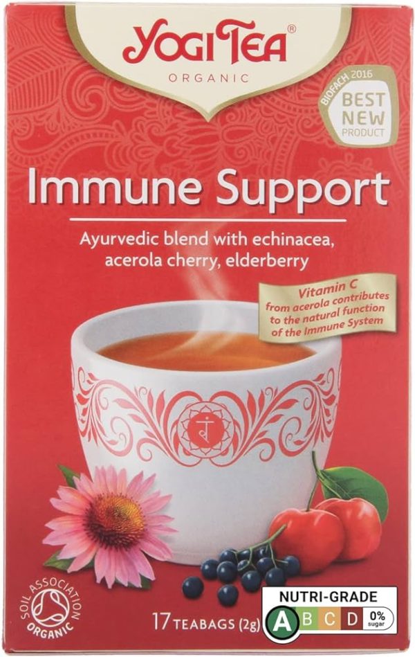 YOGI IMMUNE SUPPORT TEA ORGANIC 17BAGS Fashion