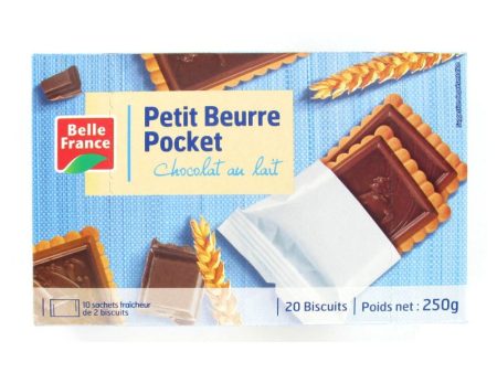 BF PETIT BEURRE+TABL  MILK CHOCO POCKET For Sale