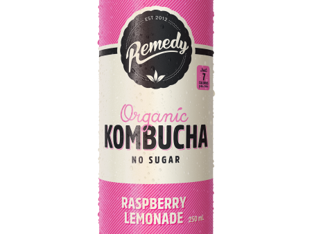 REMEDY KOMBUCHA RASPBERRY LEMON 250ML Cheap