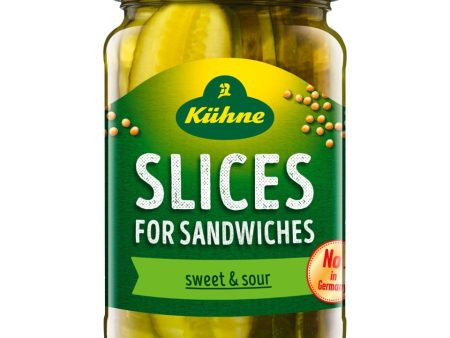 KUHNE  GHERKINS SLICES JAR 330G Online Sale