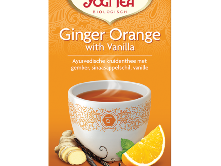 YOGI GINGER ORANGE VANILLA TEA 35G Hot on Sale