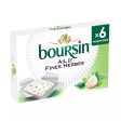 BOURSIN GARLIC & HERB 6 PORTION on Sale