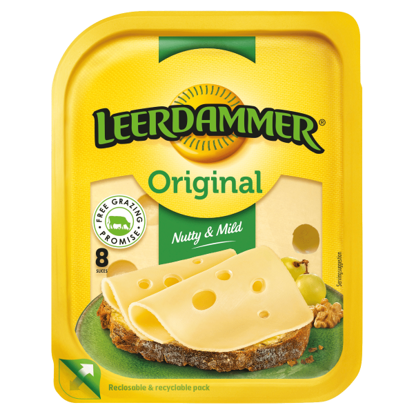 LEERDAMMER 8 CHEESE SLICES 160G Online Hot Sale