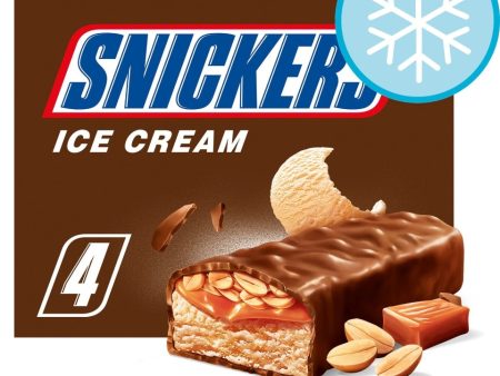 SNICKERS ICE CREAM BAR 4PCE Hot on Sale