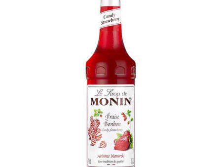 MONIN CANDY STRAWBERRY SYRUP 70CL on Sale