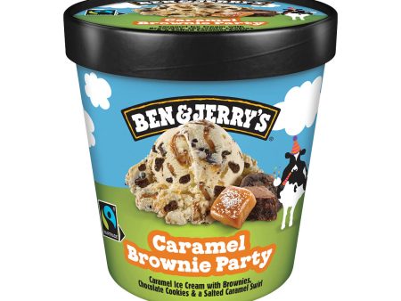 B JERRYS CARAMEL BROWNIE PARTY 465ML Online Sale