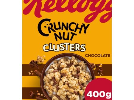 KELLOGGS CRUNCHYNUT CLUSTERS CHOCO  400G For Cheap